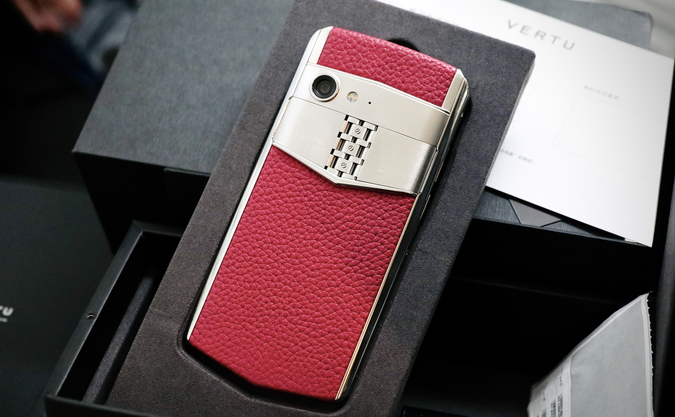 VERTU ASTER P LIZARD RED NEW